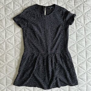 Madewell x Sezane Silk Drop Waist Dress